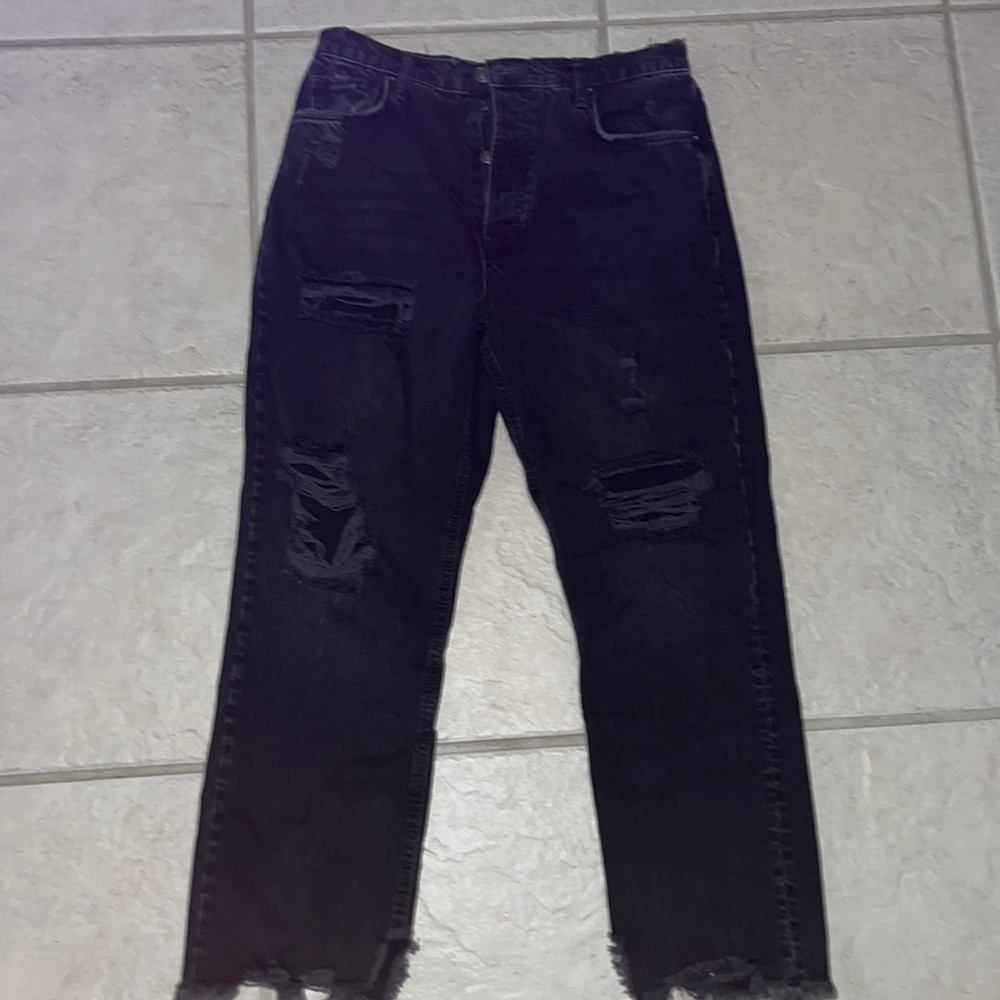 FREE PEOPLE BLACK JEANS